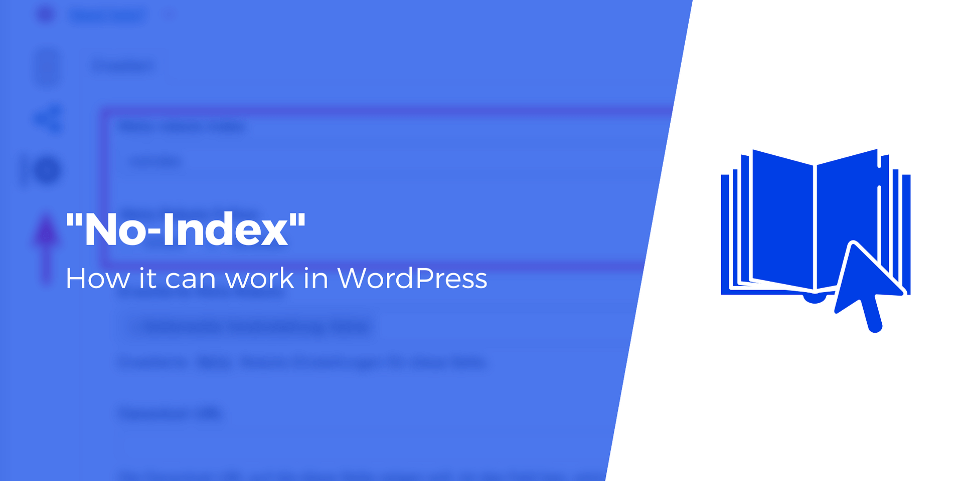 how to make a page no index in wordpress