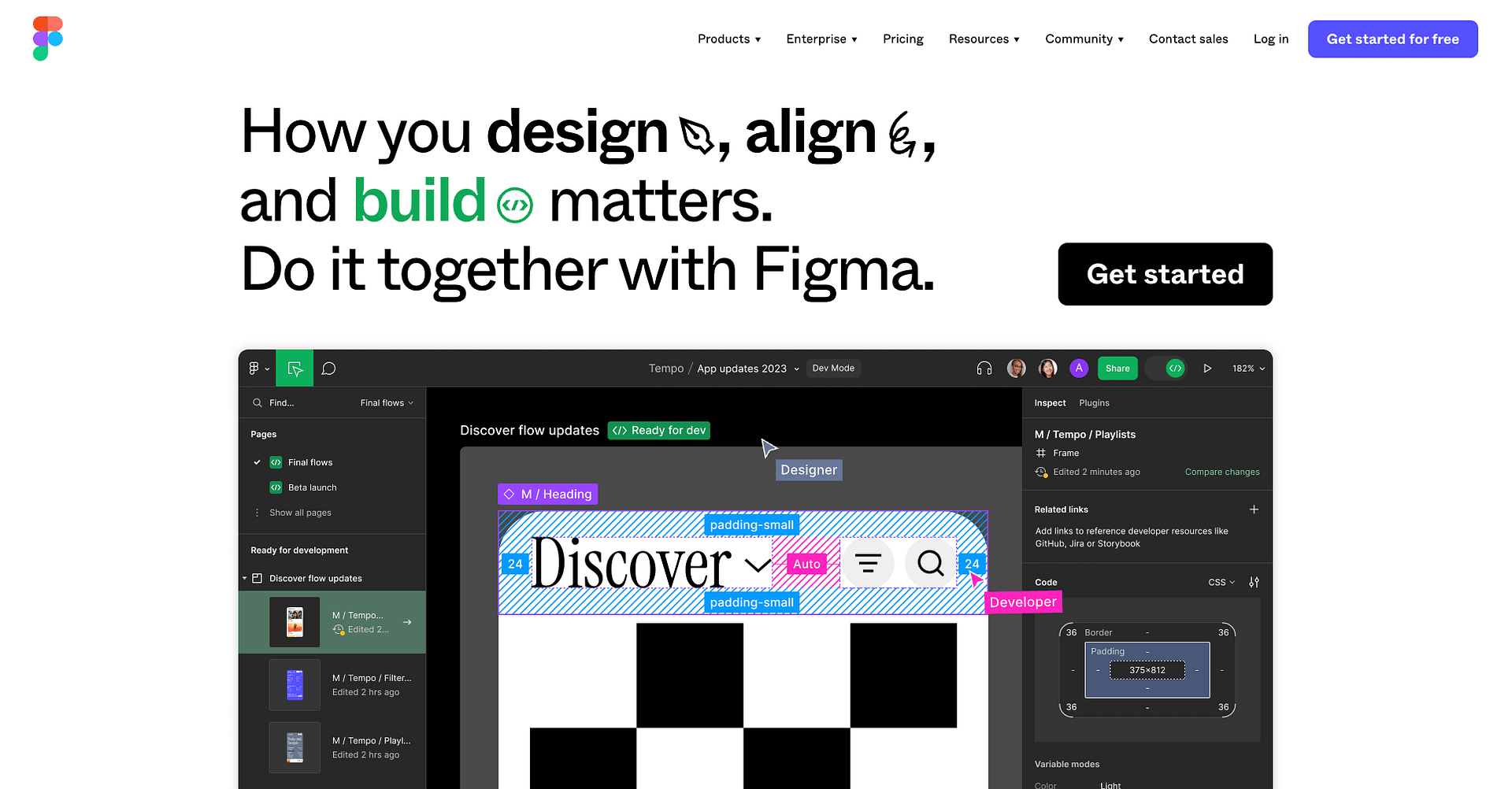 Figma is among the best web design tool options available.