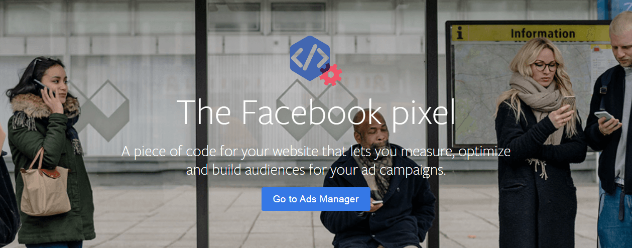 The Facebook pixel website.