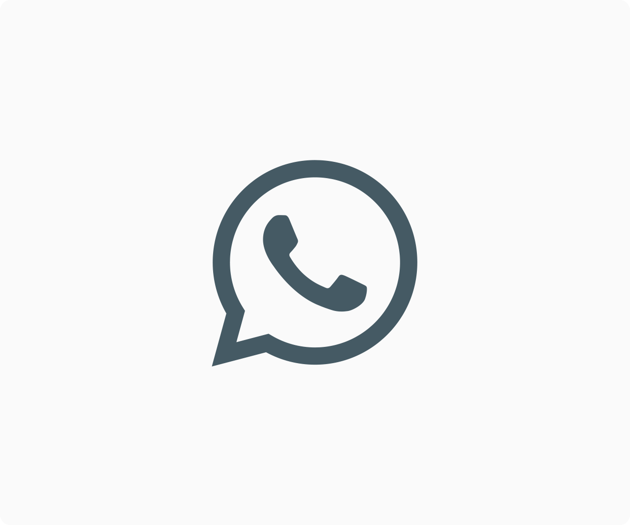 WhatsApp icon black and white