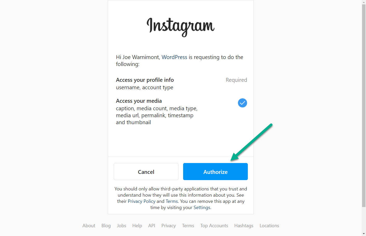 authorize