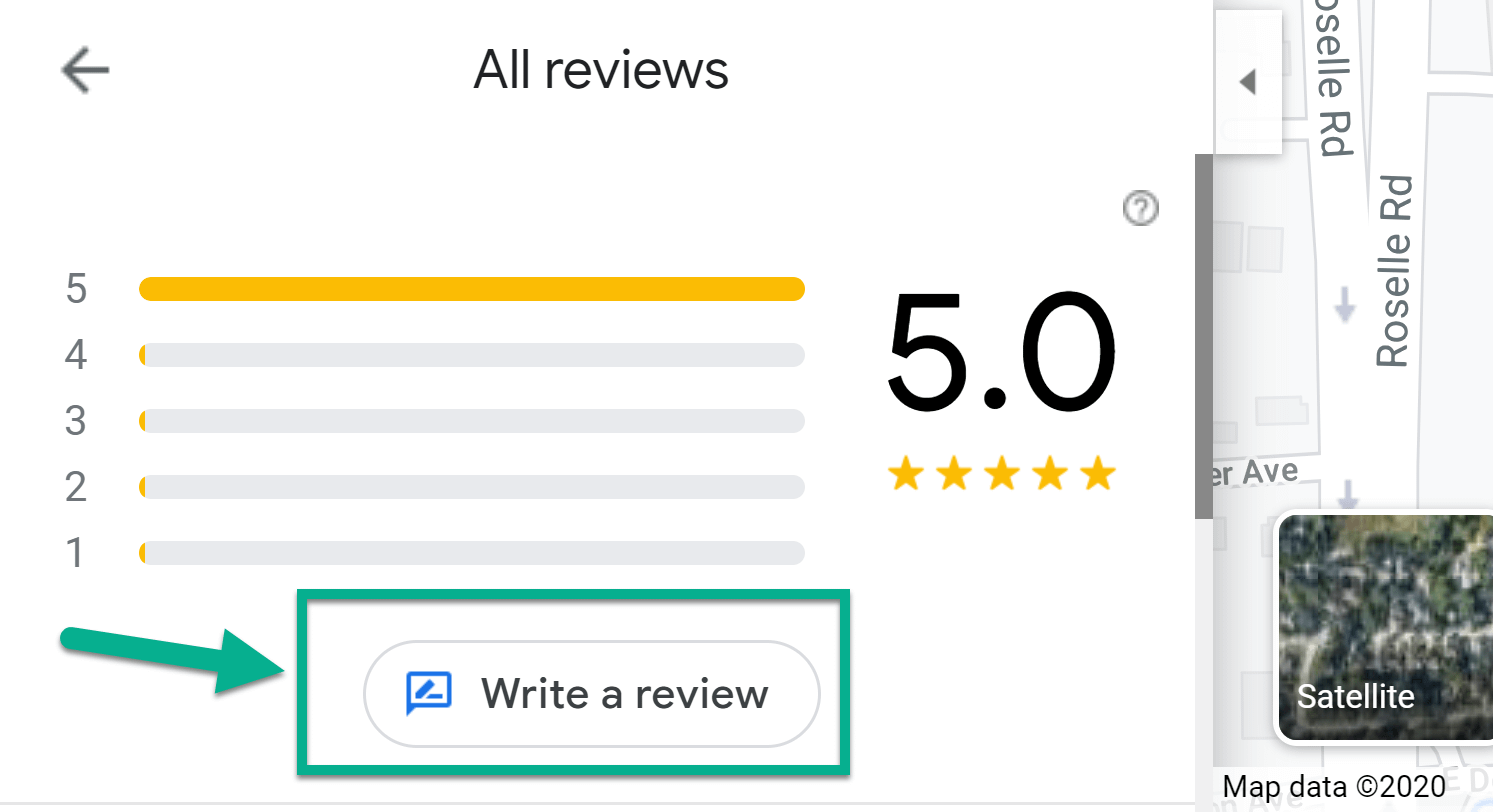 write a review button