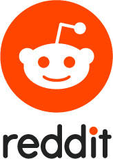Reddit Snoo with wordmark