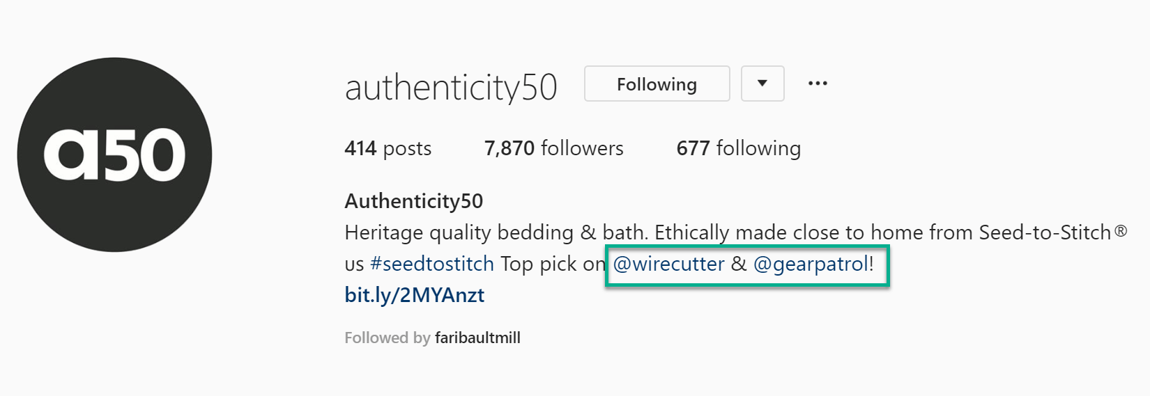 authenticity 50