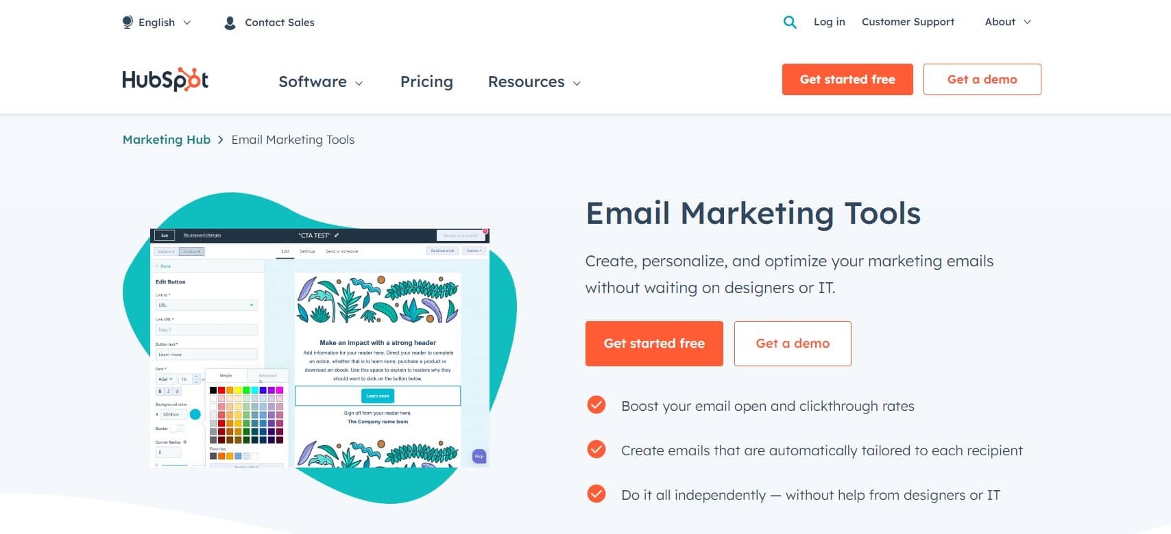 HubSpot Email Marketing Tools