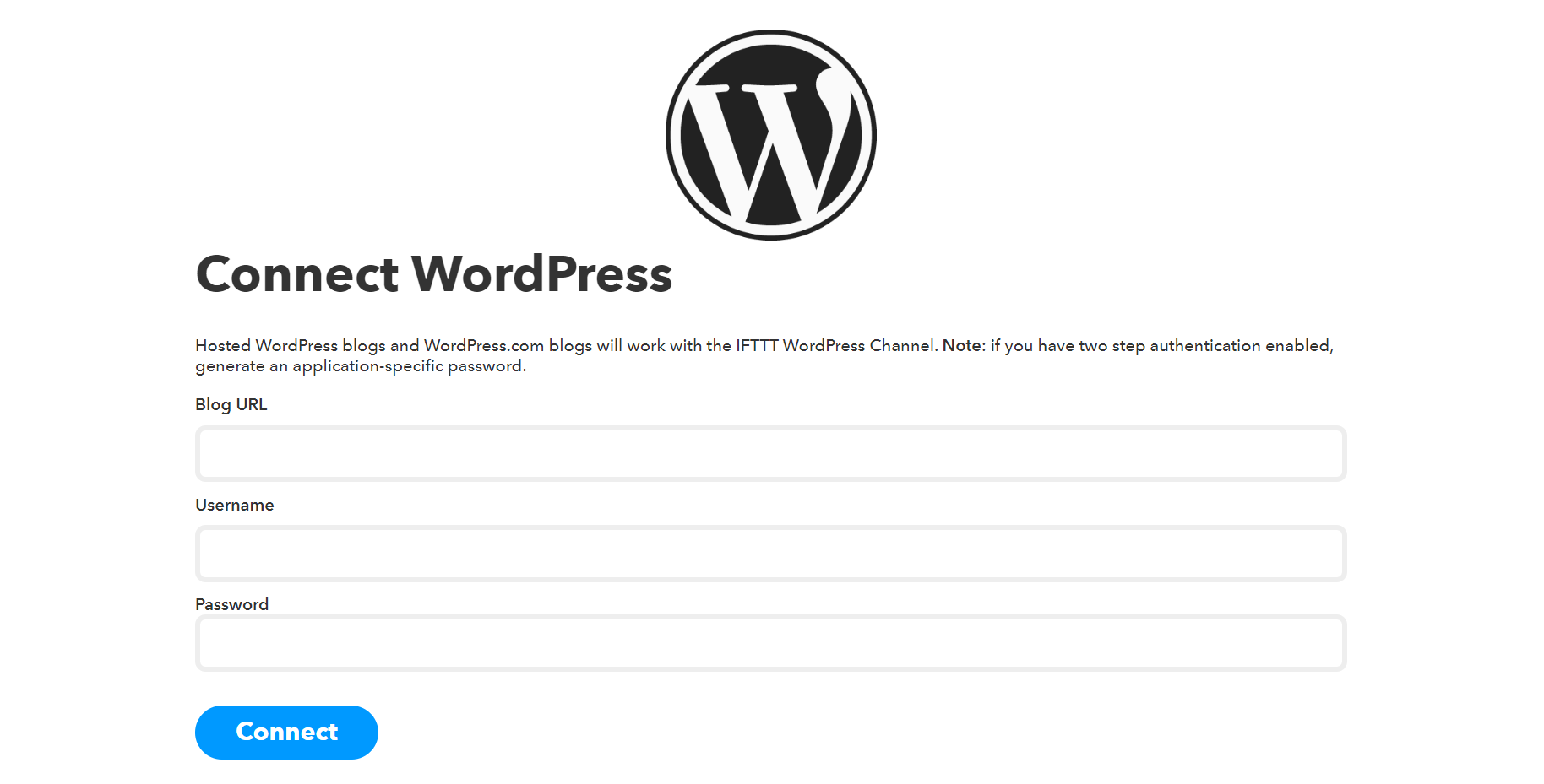 Connecting IFTTT to your WordPress website.