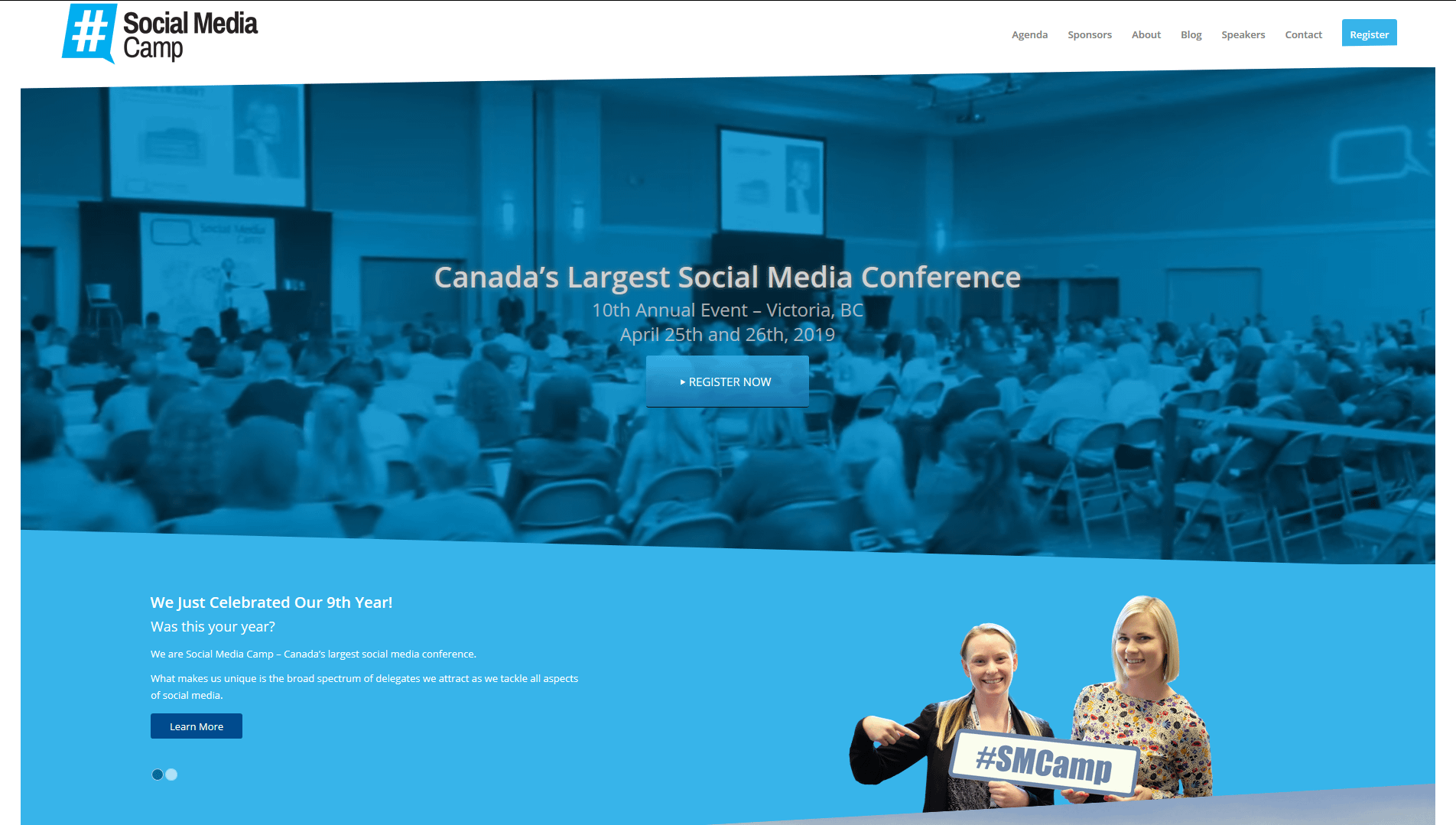 Now in it's 9th year Social Media Camp is one of the best social media conferences