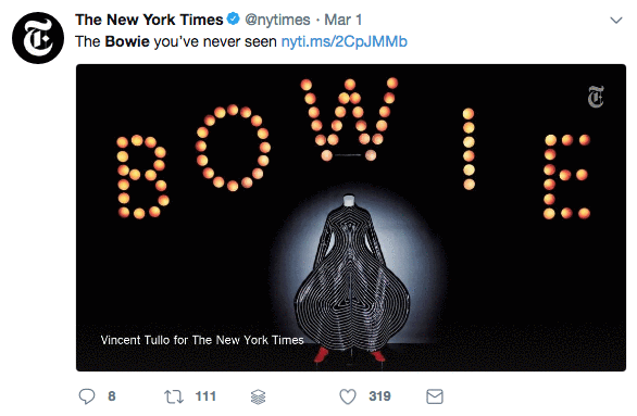 New York Times Bowie