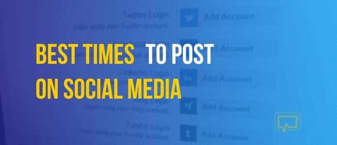 best times to post on social media