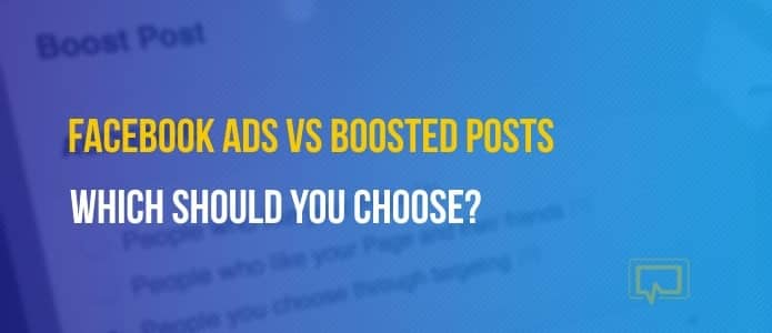 Facebook Ads vs boosted posts
