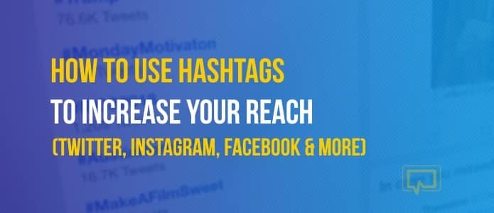 how to use hashtags