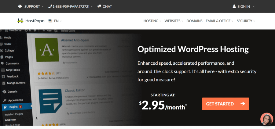 Hostpapa is one of the best budget WordPress hosting service providers out there.