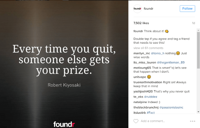 motivational quote images gets more shares