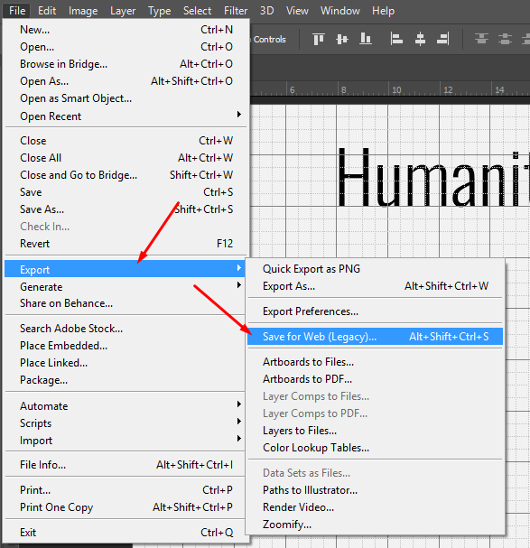 The final stage of making animated GIFs. Full control over the export options.