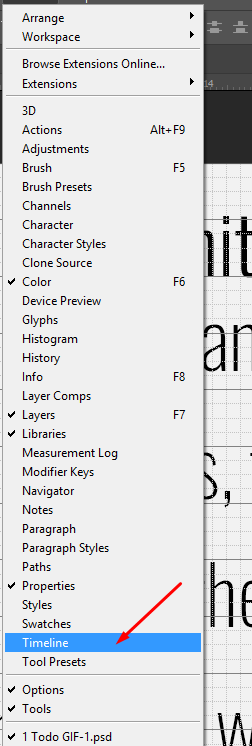 Make animated GIFs with Photoshop's timeline option