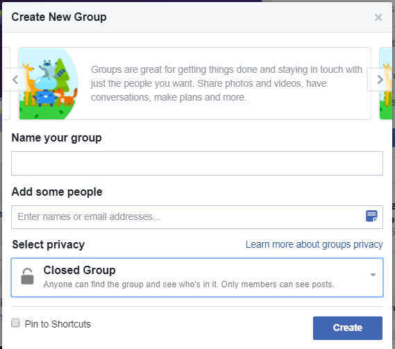 Internal Social Media - Facebook Groups