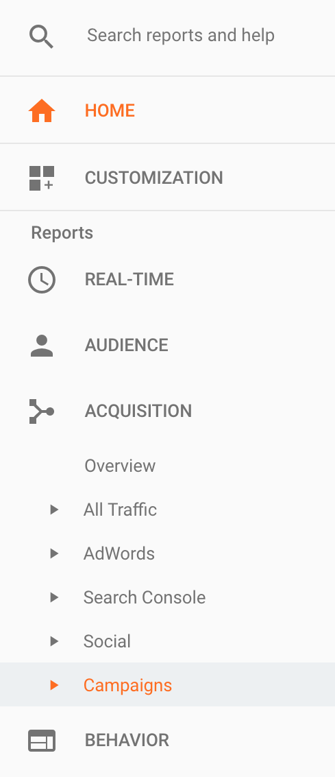 Google Analytics Campaigns