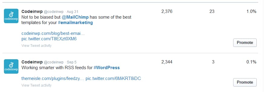 Retweeting yourself is a social media tip that paid off with a bad tweet reaching the same impressions as a engaging tweet