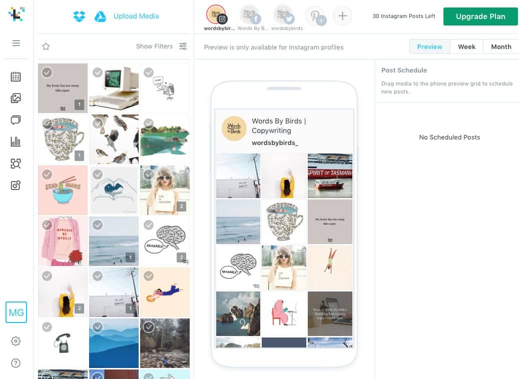 Instagram planners