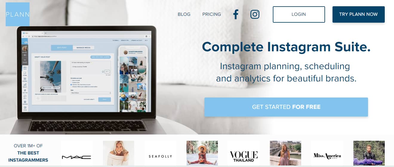 Plann Instagram app