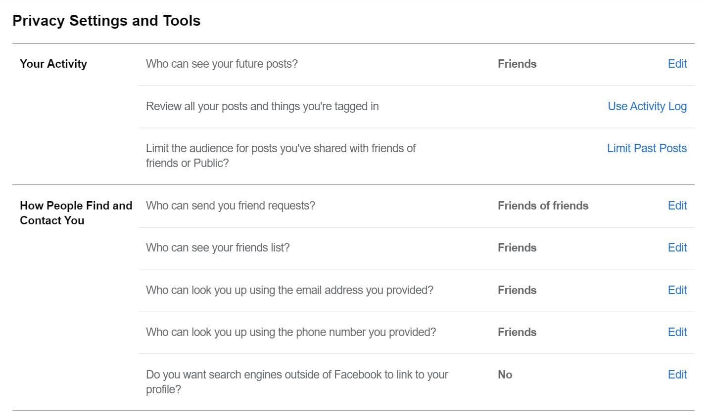 privacy settings and tools - social media security