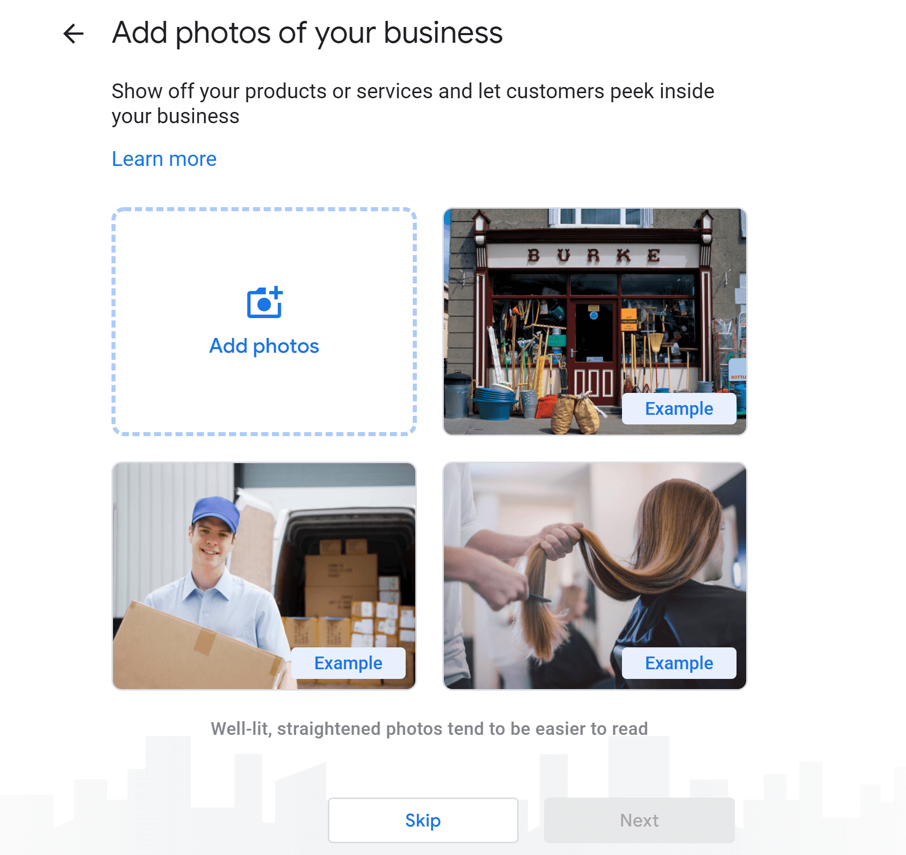 Add photos