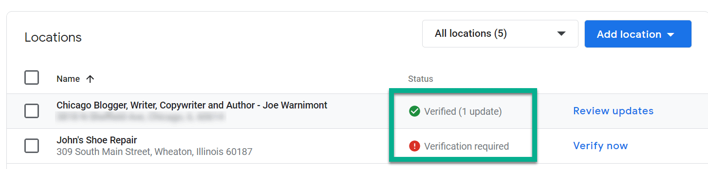 verify - how to use Google My Business