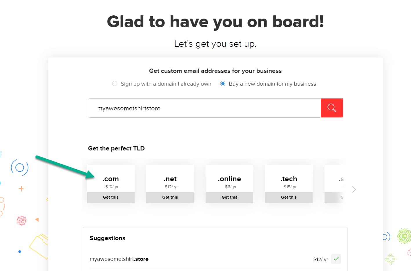 choose a tld