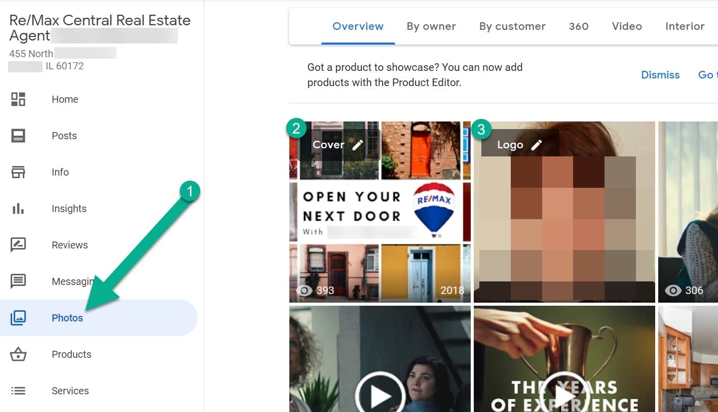 photos - how to use Google My Business