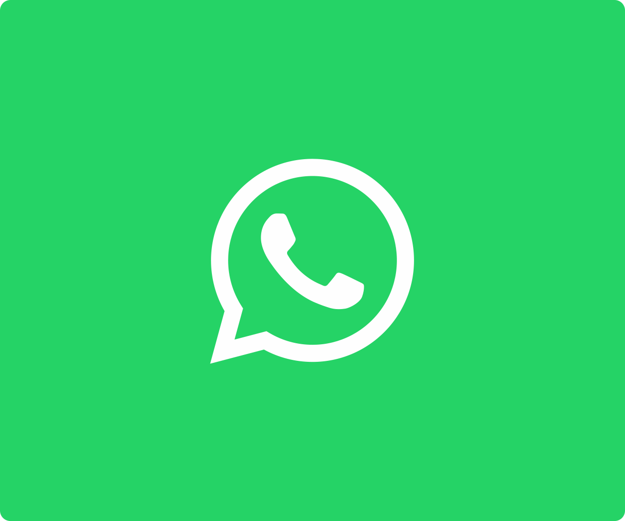 WhatsApp icon with green background