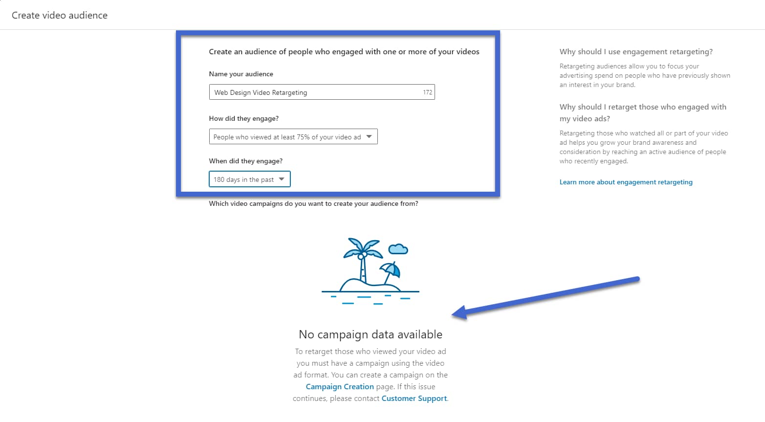 video LinkedIn retargeting
