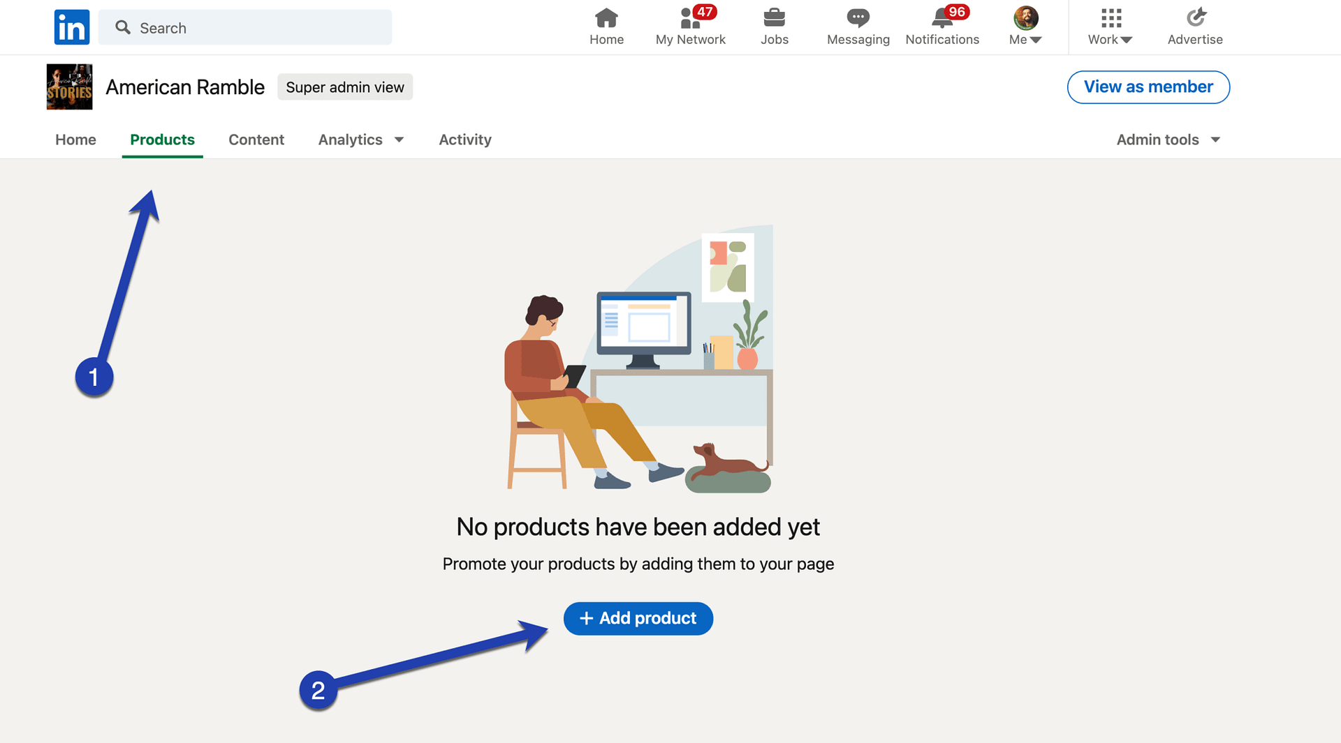 add LinkedIn Product Pages