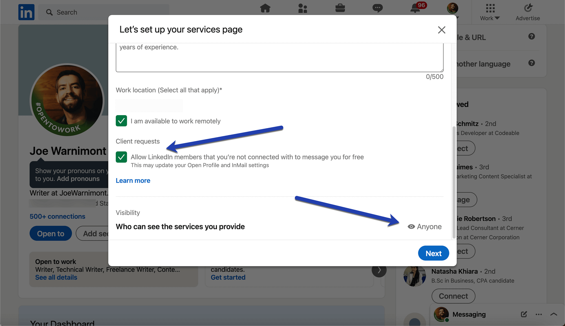 client requests