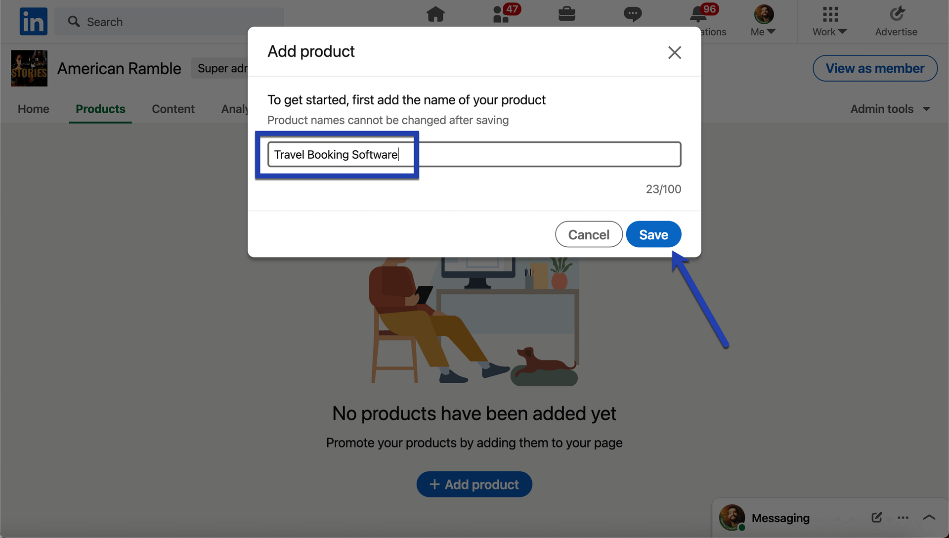 add title for product pages