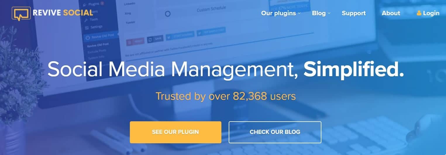 Revive Social, a social media scheduler.