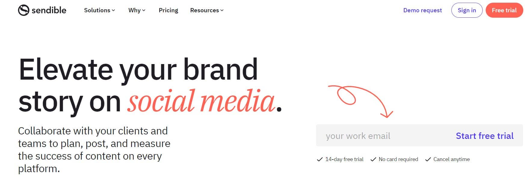 Sendible, a social media scheduler.