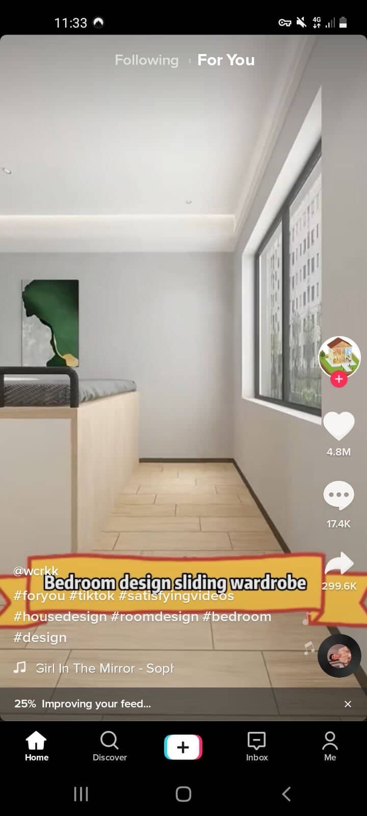 The For You page on TikTok