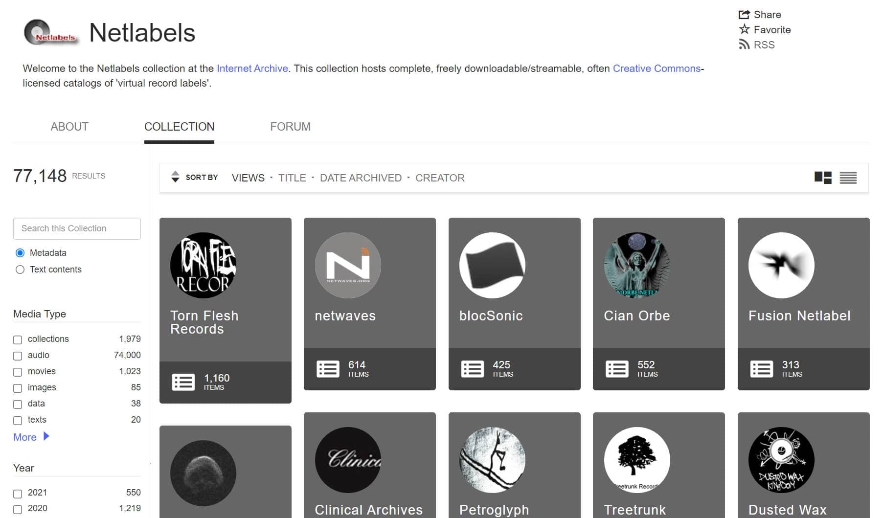 Netlabels - a site to find free music for videos