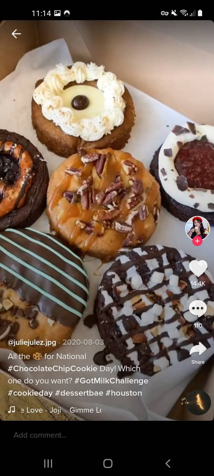 A TikTok video on a mobile device.