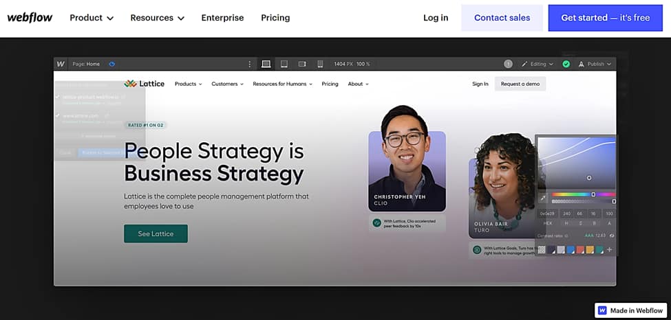 best wordpress alternatives webflow