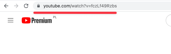 video URL