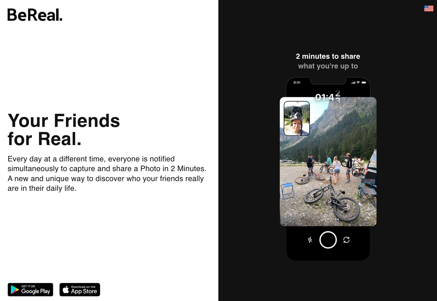 BeReal - an alternative for users who want to share photos first