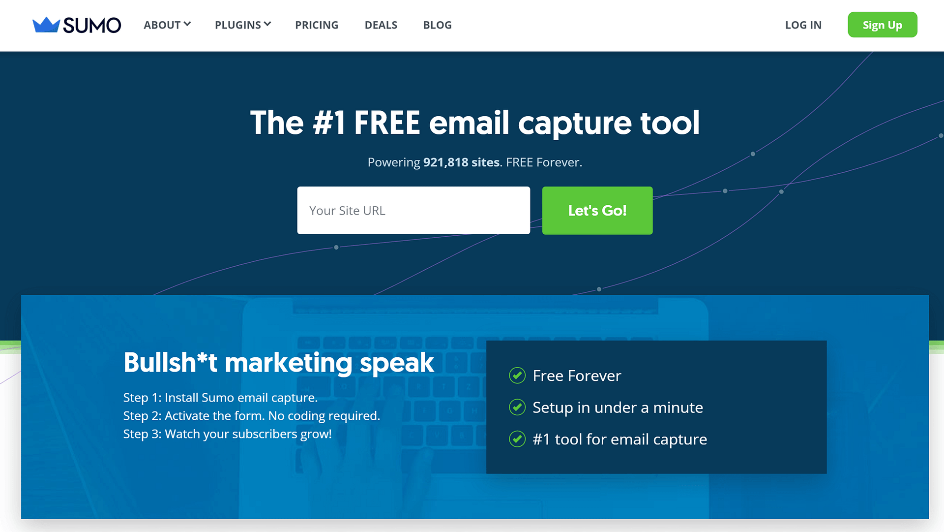 Sumo homepage