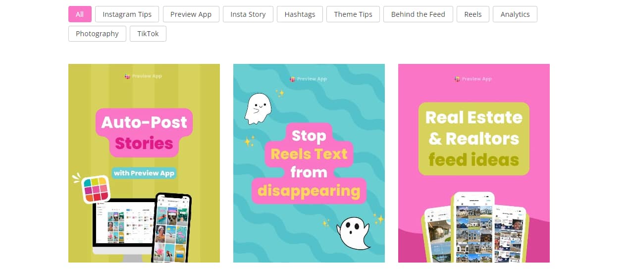 Instagram planners