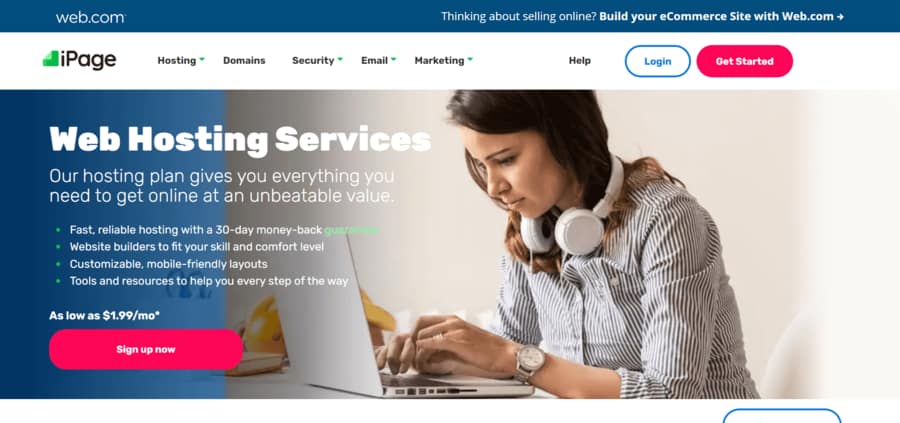 Enjoy the best cheap WordPress hosting service from iPage.