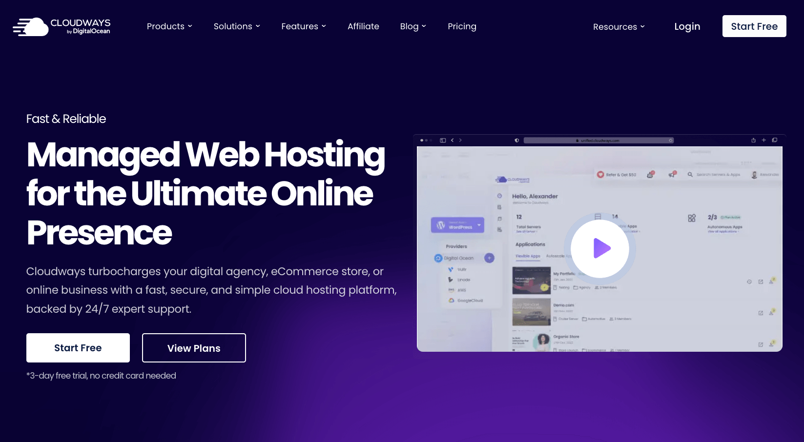 Cloudways offers cheap WordPress hosting in Australia.