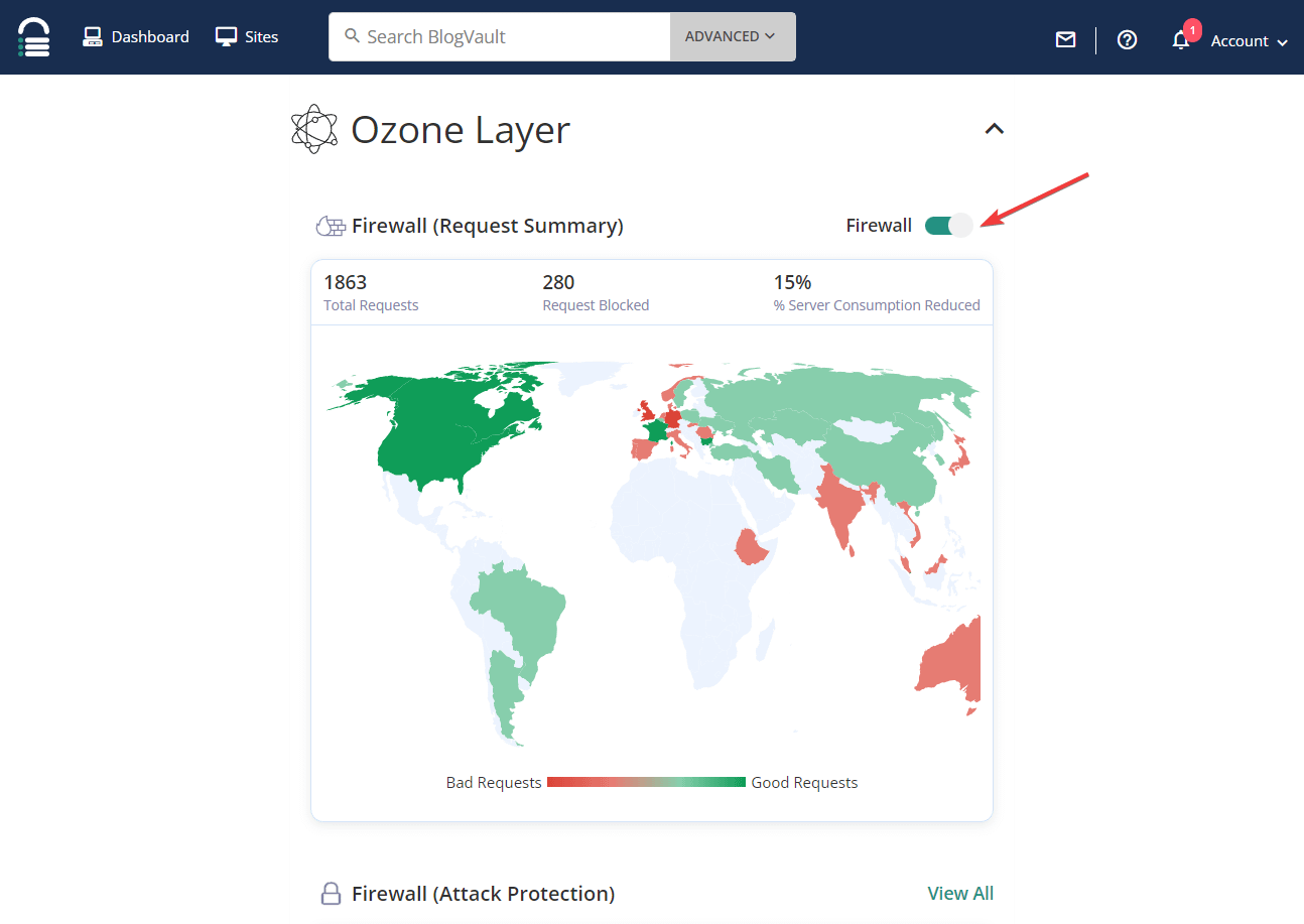 غیرفعال کردن فایروال