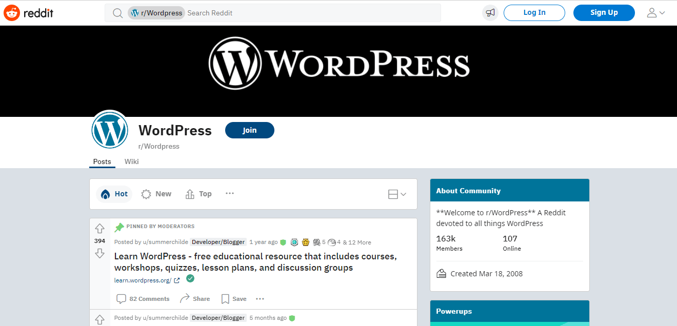 The Reddit WordPress Community