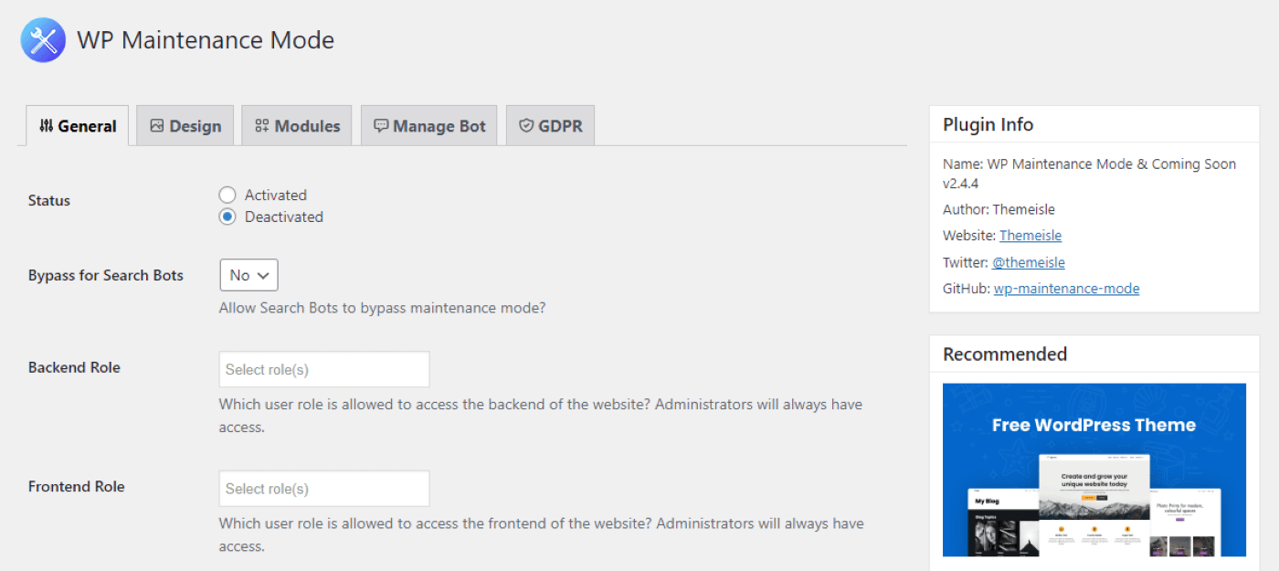 How to enable maintenance mode in wordpress in 4 steps 