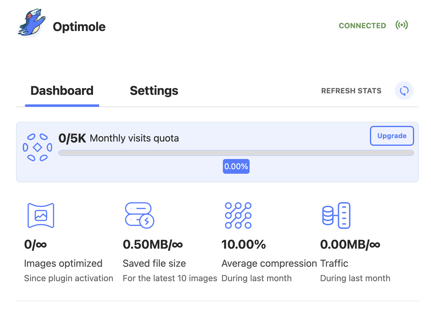 Optimole plugin